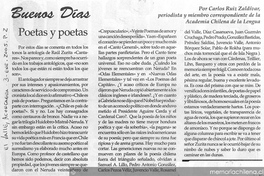 Poetas y poetas