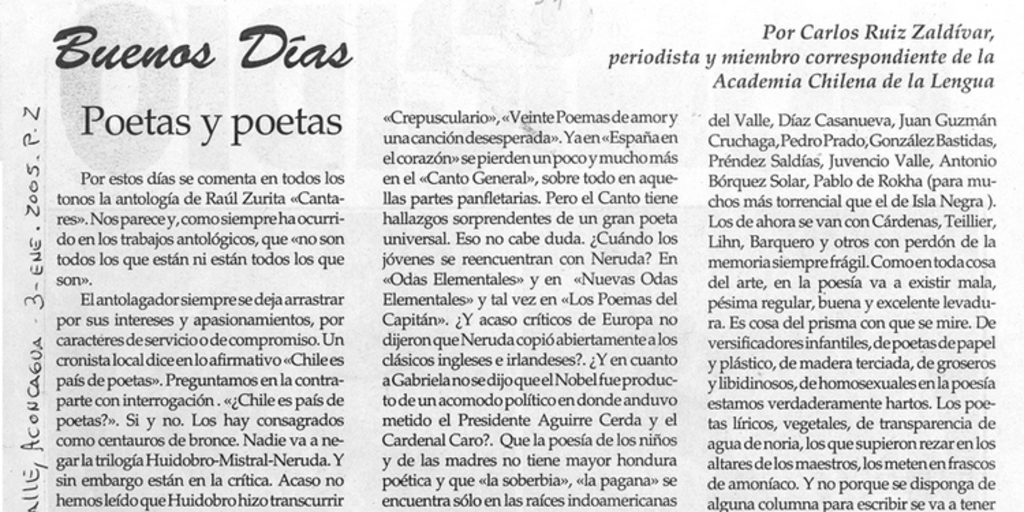 Poetas y poetas
