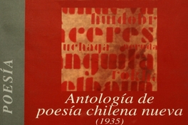Antología de poesía chilena nueva :(1935)