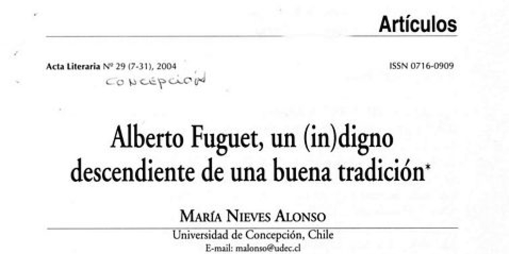 Alberto Fuguet, un (in)digno descendiente de una buena tradición