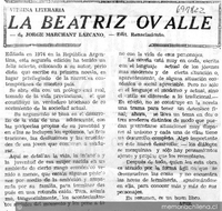 La Beatriz Ovalle