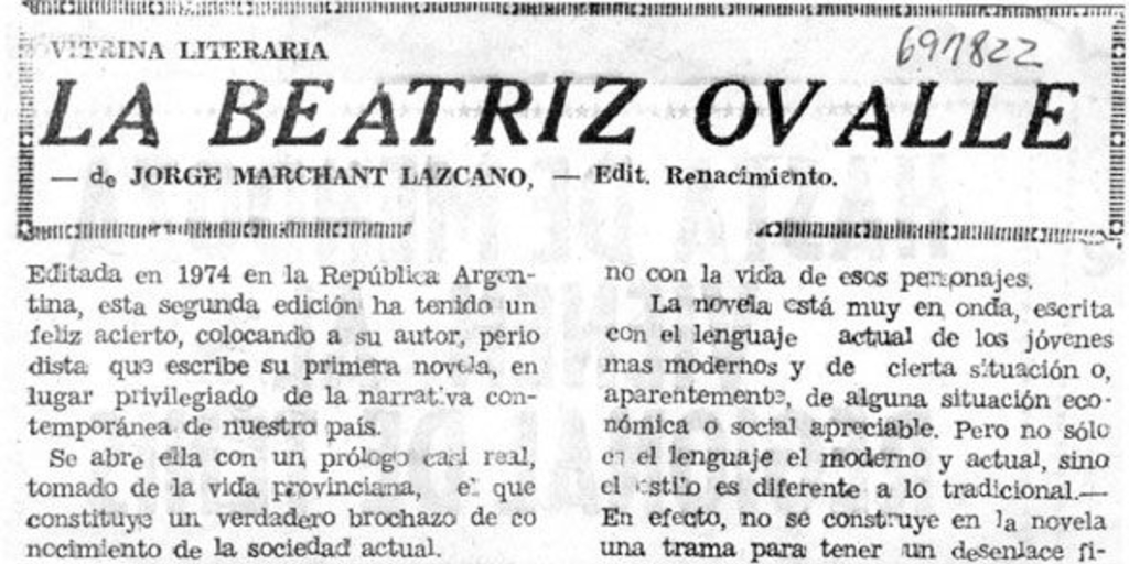 La Beatriz Ovalle