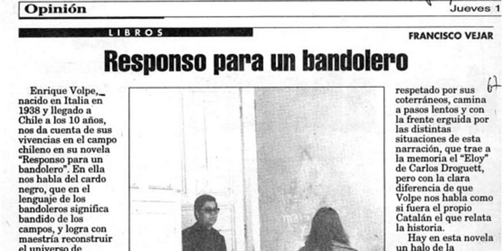 Responso para un bandolero