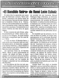 "El bandido Neira" de René León Echaíz