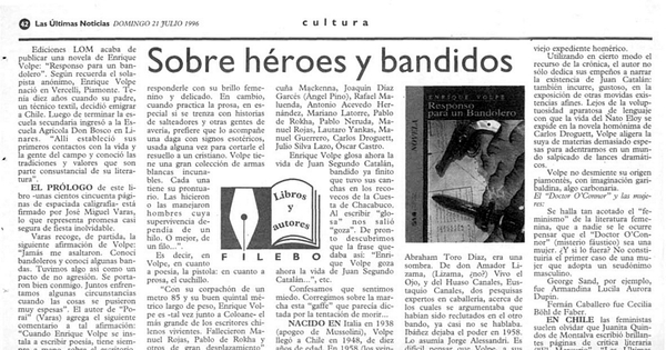 Sobre héroes y bandidos
