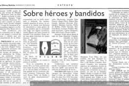 Sobre héroes y bandidos