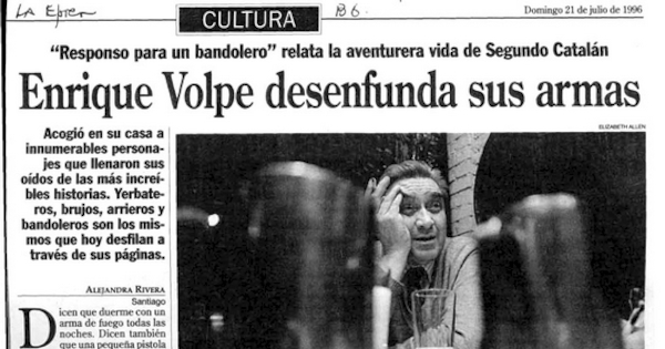 Enrique Volpe desenfunda sus armas