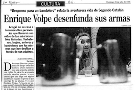 Enrique Volpe desenfunda sus armas