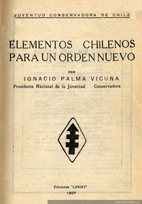Elementos chilenos para un orden nuevo