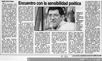 Encuentro con la sensiblidad poética