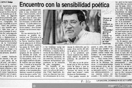 Encuentro con la sensiblidad poética
