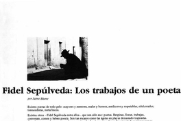 Fidel Sepúlveda, los trabajos de un poeta