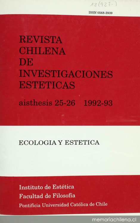 Estética, ética, ecología