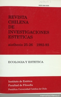 Estética, ética, ecología