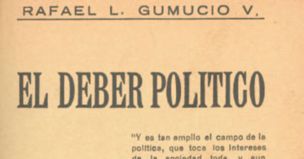 El deber político