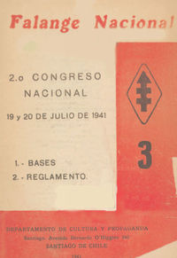 2o. Congreso Nacional : 19 y 20 de Julio de 1941 : Bases : Reglamentos