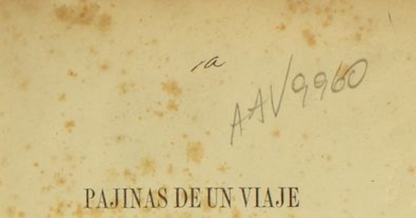 Pajinas de un viaje al traves de la América del Sur