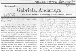 Gabriela, andariega