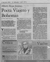 Poeta viajero y bohemio