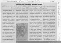 "Diario de un viaje a California"