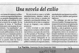 Una novela del exilio