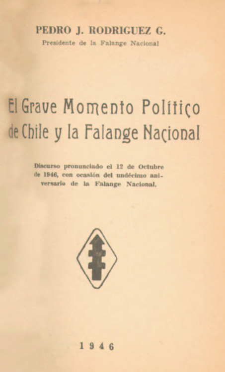 El grave momento político de Chile y la Falange Nacional