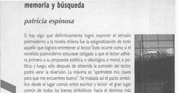 Memoria y búsqueda