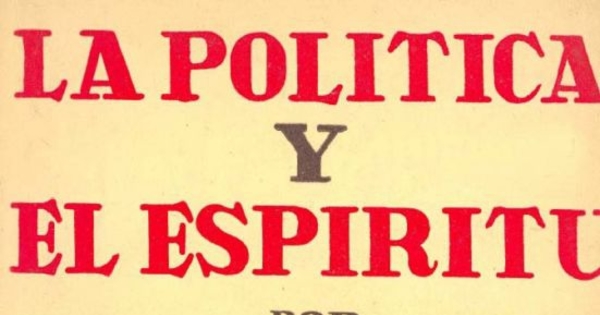 La política y el espíritu