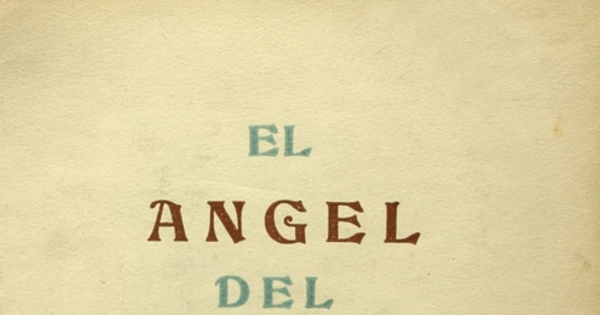 El ángel del peregrino, de Violeta Quevedo, primera edición de 1936