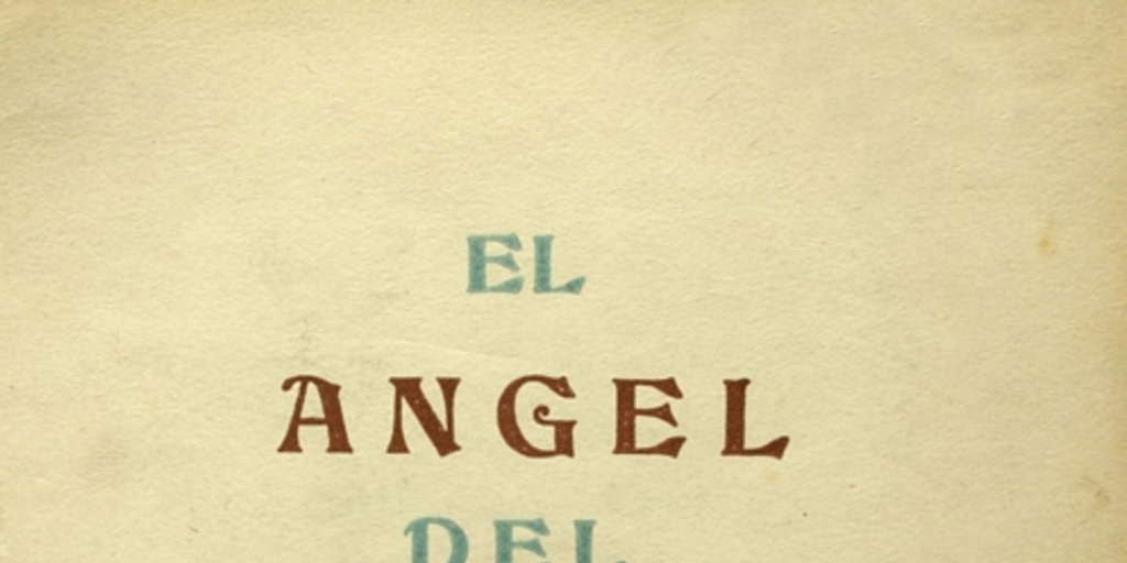 El ángel del peregrino, de Violeta Quevedo, primera edición de 1936