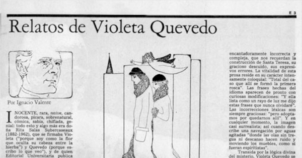 Relatos de Violeta Quevedo