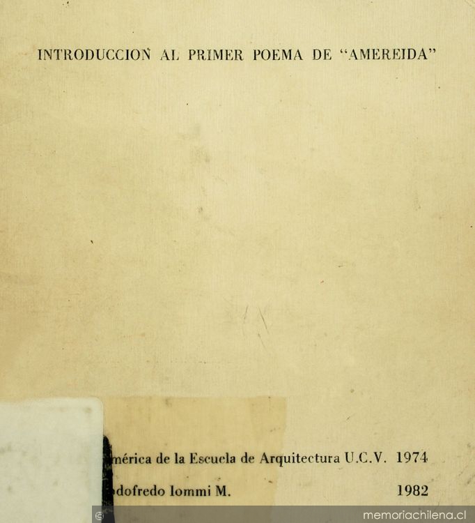 Introducción al primer poema de "Amereida"