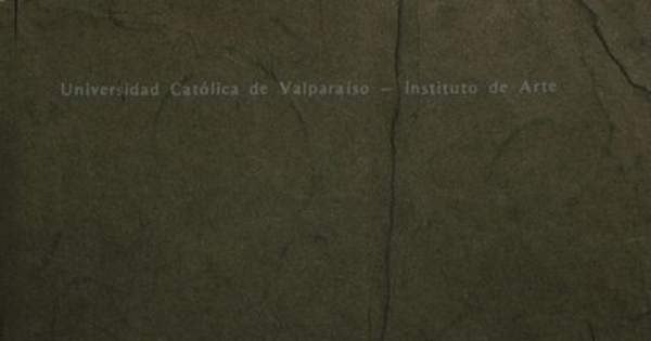 Cuatro talleres de América en 1979 :clases dictadas en la Escuela de Arquitectura de la Universidad Católica de Valparaíso, durante el año académico 1979