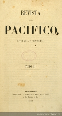 Revista del Pacífico: tomo 2, 1860