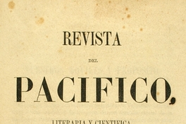 Revista del Pacífico: tomo 2, 1860