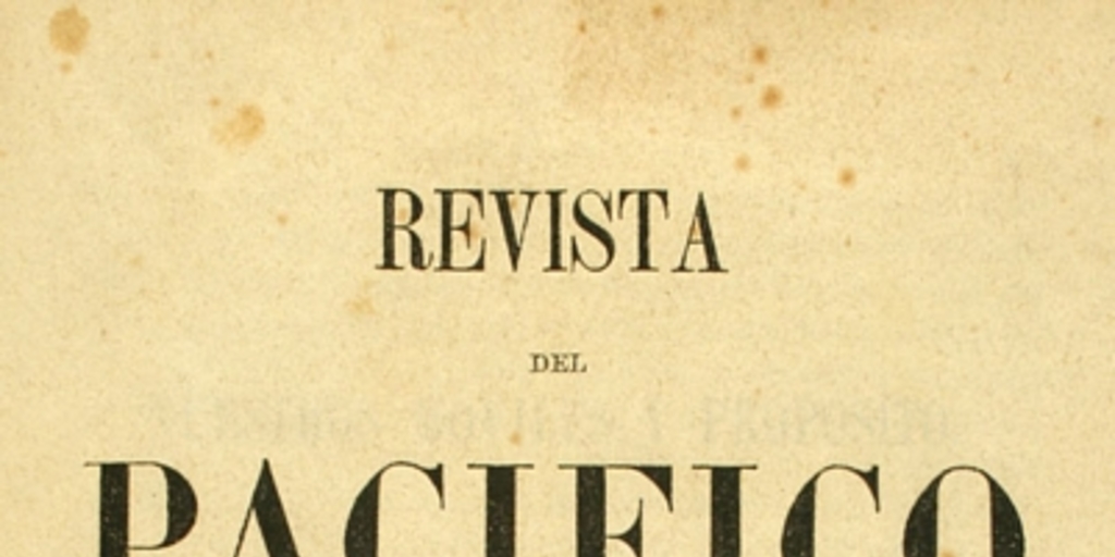 Revista del Pacífico: tomo 2, 1860