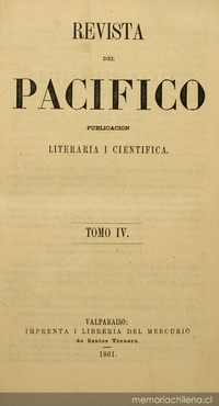 Revista del Pacífico: tomo 4, 1861