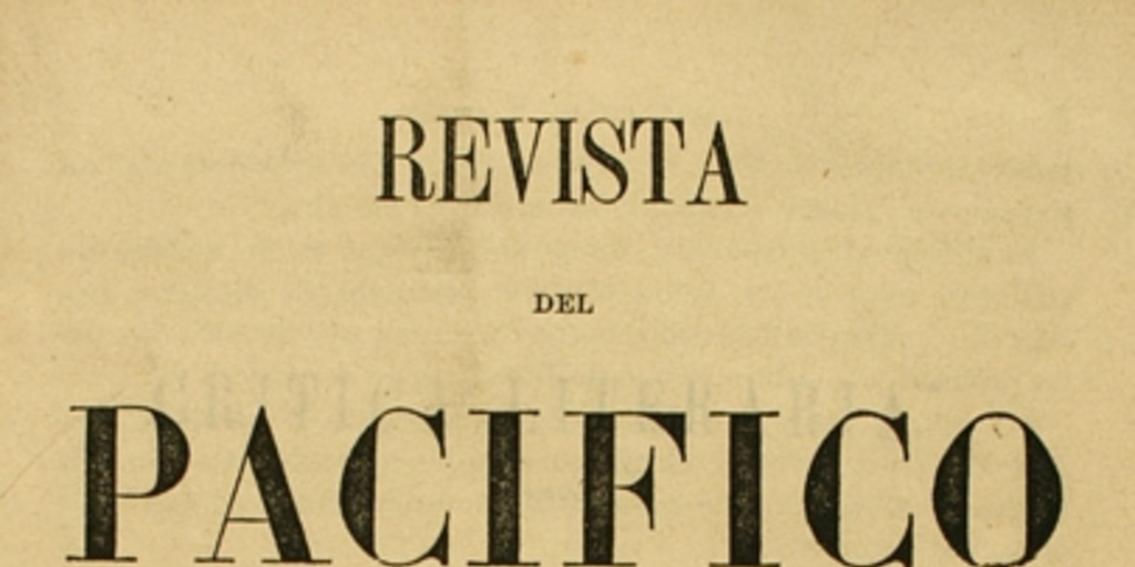 Revista del Pacífico: tomo 4, 1861