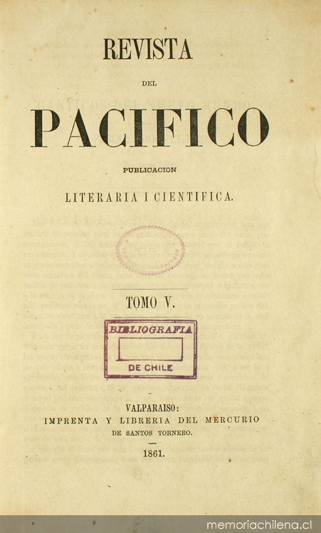 Revista del Pacífico: tomo 5, 1861