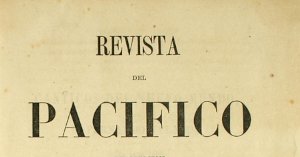 Revista del Pacífico: tomo 5, 1861