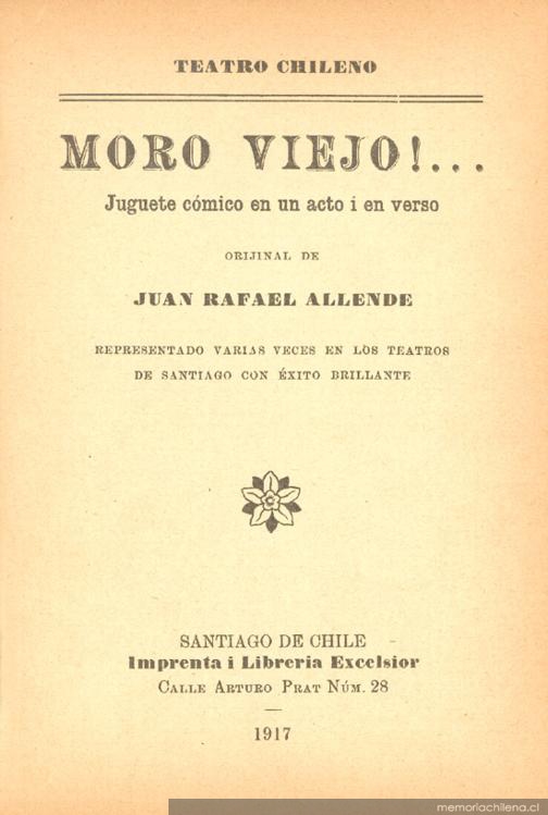 Moro viejo : juguete cómico en un acto i en verso