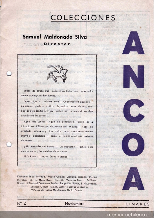 Ancoa: nº 2, noviembre 1981