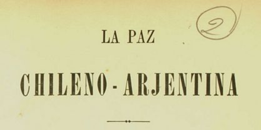 La Paz Chileno-Arjentina