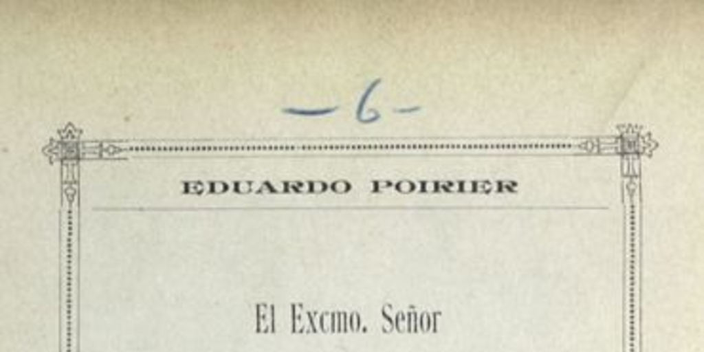 El Excmo. Sr. D. Germán Riesco