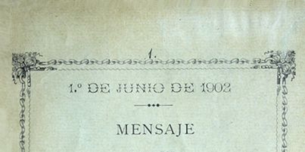 Mensaje leído por S.E. el Presidente de la República en la apertura de las sesiones ordinarias del Congreso Nacional