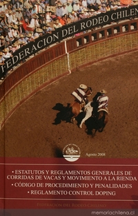 [Carta de aceptación de la Federación del Rodeo Chileno] al Consejo Nacional de Deportes, Comité Olímpico de Chile, 1962