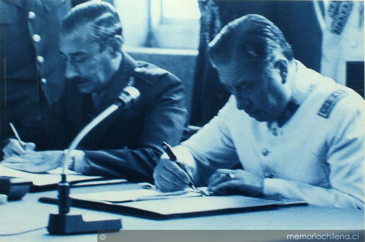 Augusto Pinochet y Jorge Rafael Videla, 1978