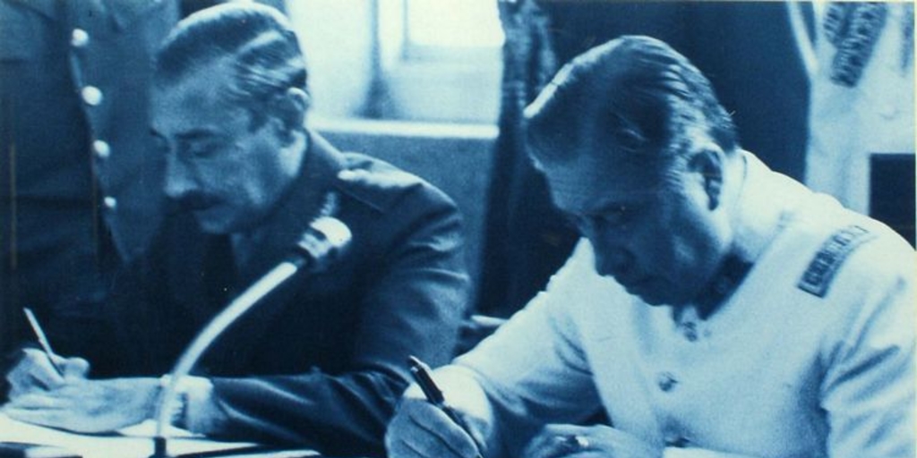 Augusto Pinochet y Jorge Rafael Videla, 1978