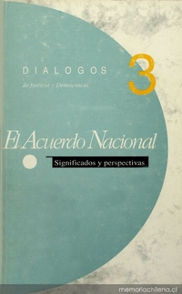 El Acuerdo Nacional : significados y perspectivas