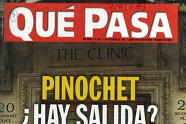 Pinochet ¿hay salida?